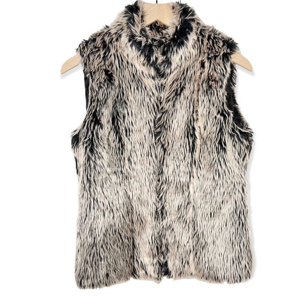 Faux Fur Vest Sz M